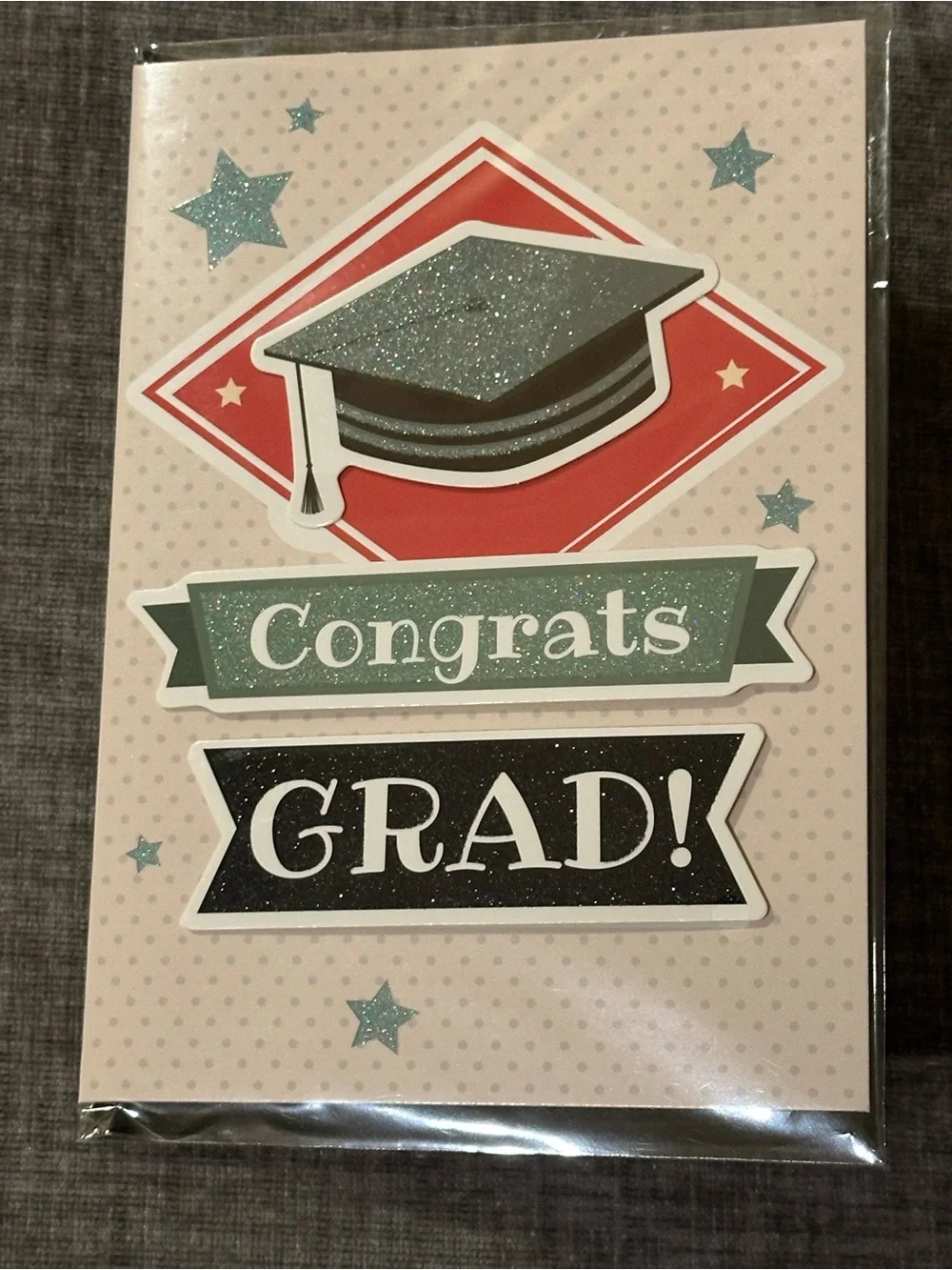 💥 $5 if bundled - Set of 3 Graduation Cards with Sparkle NWT